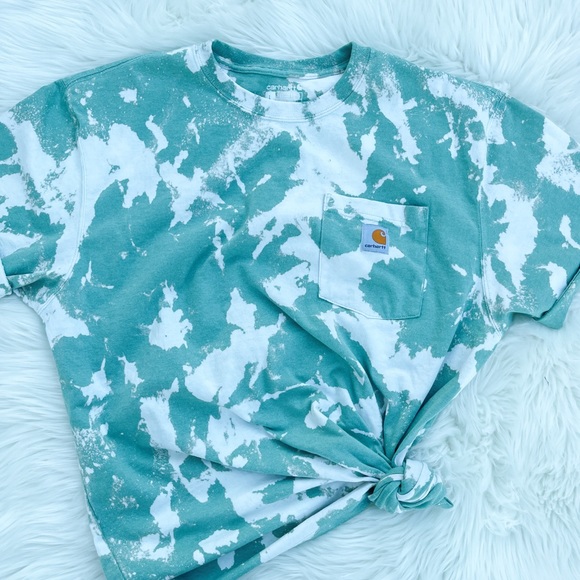 Carhartt Reverse Dye T-Shirt (Sea Green Heather) - Picture 3 of 4